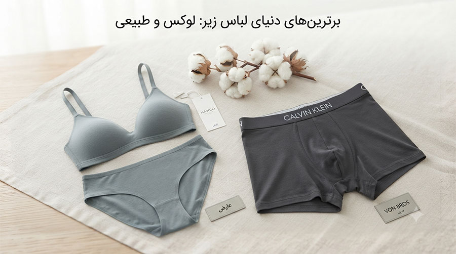 <h1 style="font-size:25px; font-weight:500; line-height:1.7;">بهترین برند لباس زیر؛ معرفی محبوب‌ترین مارک‌های ایرانی و خارجی</h1>