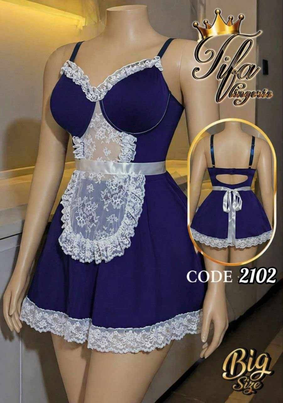 کاستوم خدمتکاری سایز بزرگ کاربنی tifa کد 2102