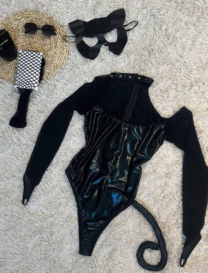 لباس خواب فانتزی گربه زنانه Catwoman کد M488