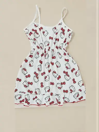 سارافون کبریتی دخترانه طرح Hello Kitty مدل T190