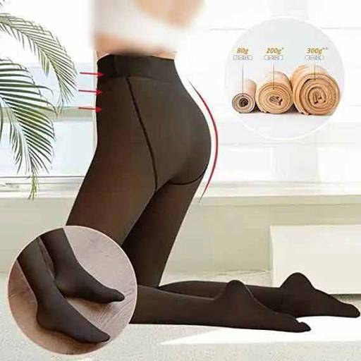 جوراب‌ شلواری سه‌بعدی طرح‌دار داخل‌خز