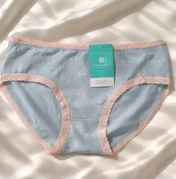 شورت زنانه نخ پنبه بسیار نرم و لطیف سایز XL طرح موش عروسکی