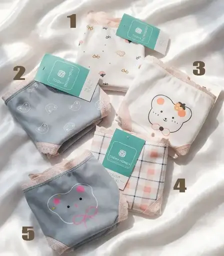 شورت نخ پنبه زنانه طرح عروسکی