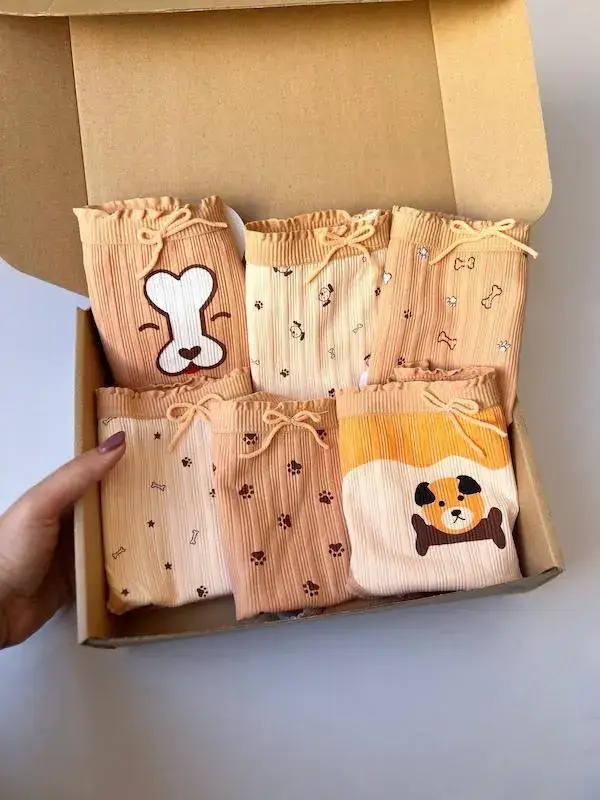 شورت نخ پنبه زنانه در 6 طرح رنگ نسکافه ای و کرم سایز 2XL
