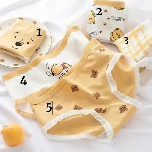 شورت نخ پنبه زنانه در 5 طرح رنگ خردلی
