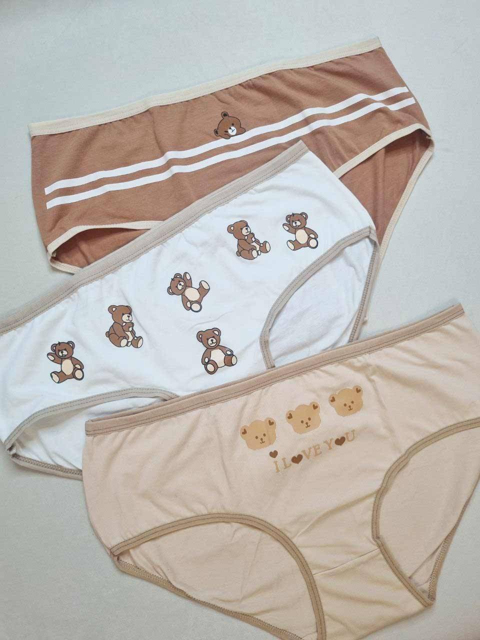شورت زنانه نخ پنبه فاق دولایه سایز بزرگ 3XL