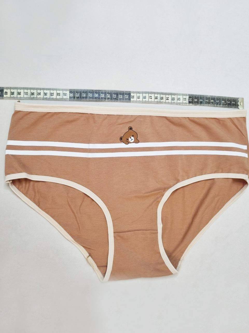 شورت زنانه نخ پنبه فاق دولایه سایز بزرگ 3XL
